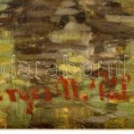 Nyerges Pál (1914-1987): Tópart. Olaj, Vászon, jelzett, 50x64 cm - Image 2