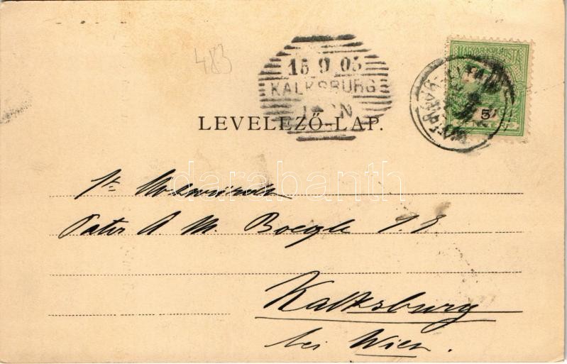 1905 Gyergyószentmiklós, Gheorgheni; Szent Miklós templom / church (EK) - Image 2