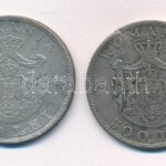 Románia 1944. 500L Ag 'I. Mihály' T:2,2- patina, egyik hajlott Romania 1944. 500 Lei Ag 'Mihai I' C:XF,VF patina, one is bent Krause KM#65 - Image 2