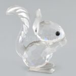 Swarovski kristály mókus figura. Jelzett, hibátlan, eredeti dobozában, m: 4,5 cm