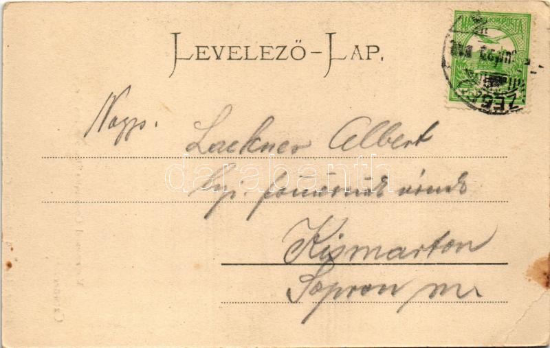 1915 Karánsebes, Caransebes; Monumentul Constantin Diaconoviciu Loga / Constantin Diaconovici Loga emlékmű / monument (EB) - Image 2