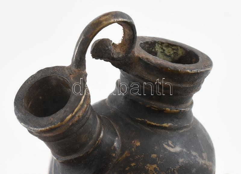 Bronz lőportartó. XVIII-XIX. század. 11 cm - Image 2