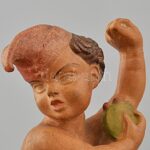 Gondos kerámia kis vitéz figura. Kézzel festett,jelzett, hibátlan. 29 cm. - Image 3