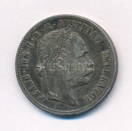 Ausztria 1878. 1Fl Ag 'Ferenc József' T:2- patina Austria 1878. 1 Florin Ag 'Franz Joseph' C:VF patina Krause KM#2222