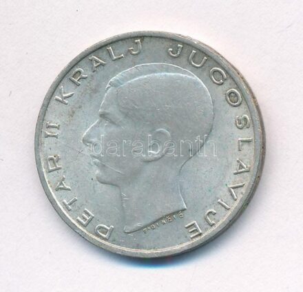 Jugoszlávia 1938. 20D Ag 'II. Péter' T:1- Yugoslavia 1938. 20 Dinara Ag 'Petar II' C:AU Krause KM#23