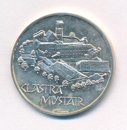 DN 'Clastra Müstair / Quist es Meis - Char Fiol MT 3,17' jelzett Ag emlékérem (15,08g/0.900/34mm) T:1,1- ND 'Clastra Müstair / Quist es Meis - Char Fiol MT 3,17' hallmarked Ag medallion (15,08g/0.900/34mm) C:UNC,AU