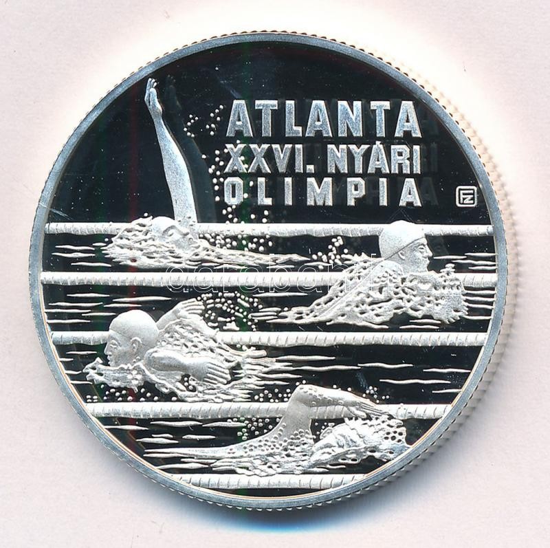 1994. 1000Ft Ag 'XXVI. Nyári Olimpia - Atlanta' kapszulában, tanúsítvánnyal T:PP Adamo EM137