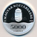 2008. 5000Ft Ag 'XXIX. Nyári Olimpiai Játékok' kapszulában, tanúsítvánnyal T:PP egy karc Adamo EM217