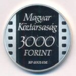 2001. 3000Ft Ag '100 éves az első magyar film - A tánc' kapszulában, tanúsítvánnyal T:PP pár kis karc Adamo EM172 - Image 2