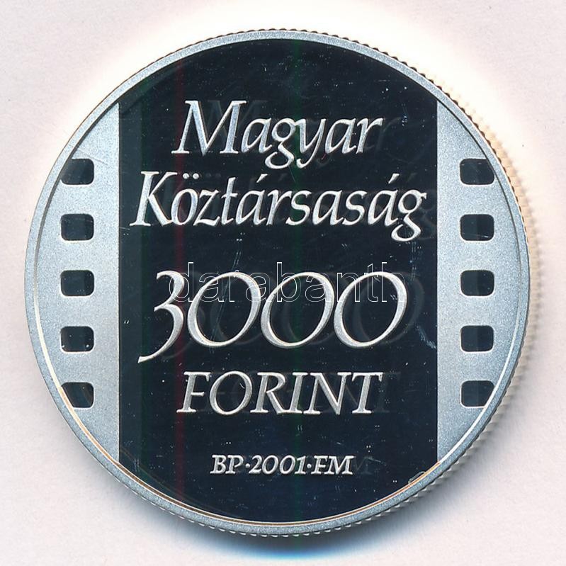 2001. 3000Ft Ag '100 éves az első magyar film - A tánc' kapszulában, tanúsítvánnyal T:PP pár kis karc Adamo EM172 - Image 2