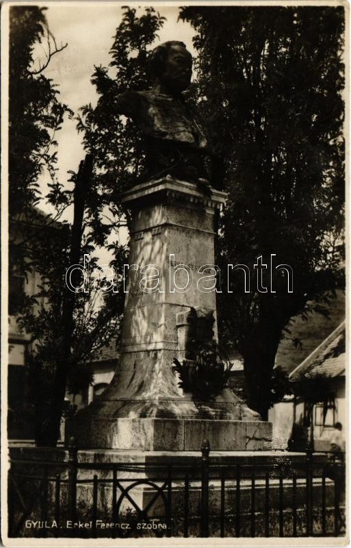 1934 Gyula, Erkel Ferenc szobra (EK)