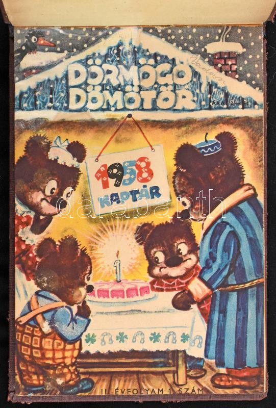 1957-1959 A Dörmögő Dömötör képes gyermekújság I-III. évfolyam külön-külön bekötve, jó állapotban - Image 3