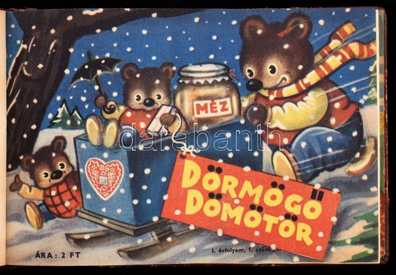 1957-1959 A Dörmögő Dömötör képes gyermekújság I-III. évfolyam külön-külön bekötve, jó állapotban - Image 4