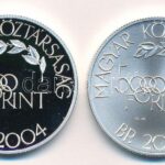2004. 5000Ft Ag 'XXVIII. Nyári Olimpia - Athén' (2xklf) kapszulában, tanúsítvánnyal T:PP,BU kis patina Adamo EM189 - Image 2