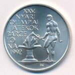1989. 500Ft Ag 'Nyári Olimpia - Barcelona' kapszulában T:BU kis patina Adamo EM11