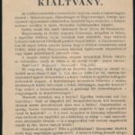 1940 Erdélyi bevonulás alkalmából kiadott röplap, hátoldalán visszatért bélyegzővel