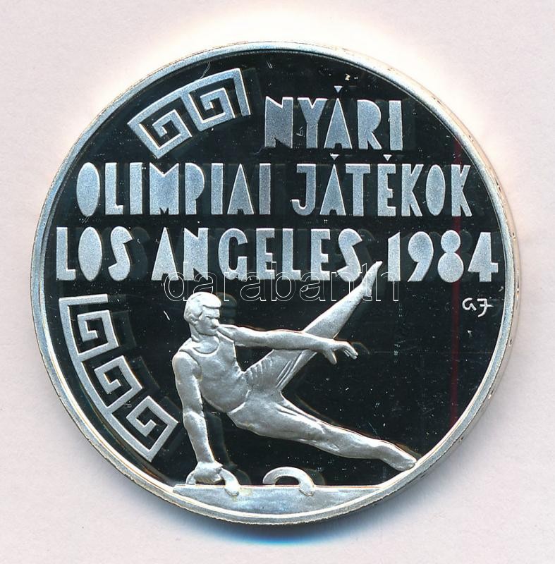 1984. 500Ft Ag 'Nyári Olimpiai Játékok - Los Angeles' T:PP patina, pár kis karc Adamo EM79