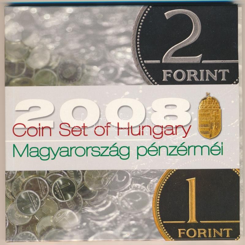 2008. 1Ft-100Ft (7xklf) 'Búcsú az egy- és kétforintostól' forgalmi sor szettben T:PP kis patina Adamo FO42.1