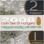 2008. 1Ft-100Ft (7xklf) 'Búcsú az egy- és kétforintostól' forgalmi sor szettben T:PP kis patina Adamo FO42.1