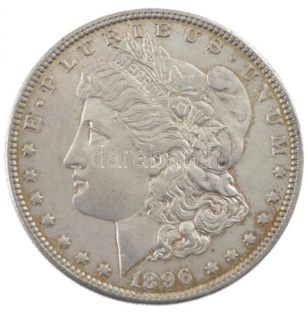 Amerikai Egyesült Államok 1896. 1$ Ag 'Morgan' (26,78g) T:1,1- halvány patina USA 1896. 1 Dollar Ag 'Morgan' (26,78g) C:UNC,AU faint patina Krause KM#110