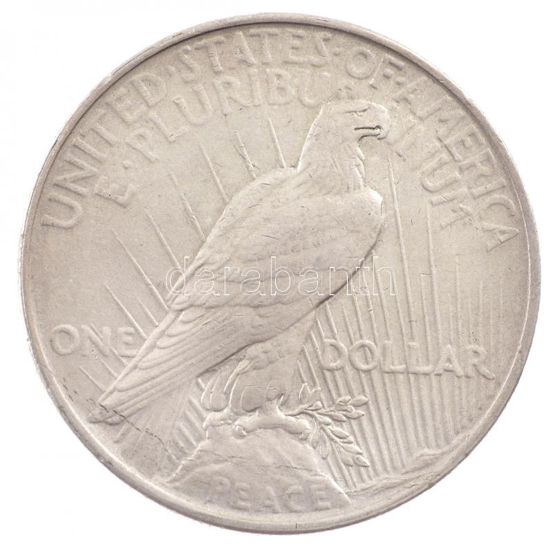 Amerikai Egyesült Államok 1924. 1$ Ag 'Béke' (26,72g) T:1- kis karc USA 1924. 1 Dollar Ag 'Peace' (26,72g) C:AU small scratch Krause KM#150 - Image 2
