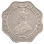 Brit-India 1919. 4A Cu-Ni 'V. György' (6,78g) T:1- British India 1919. 4 Anna Cu-Ni 'George V' (6,78g) C:AU Krause KM#519 - Image 2