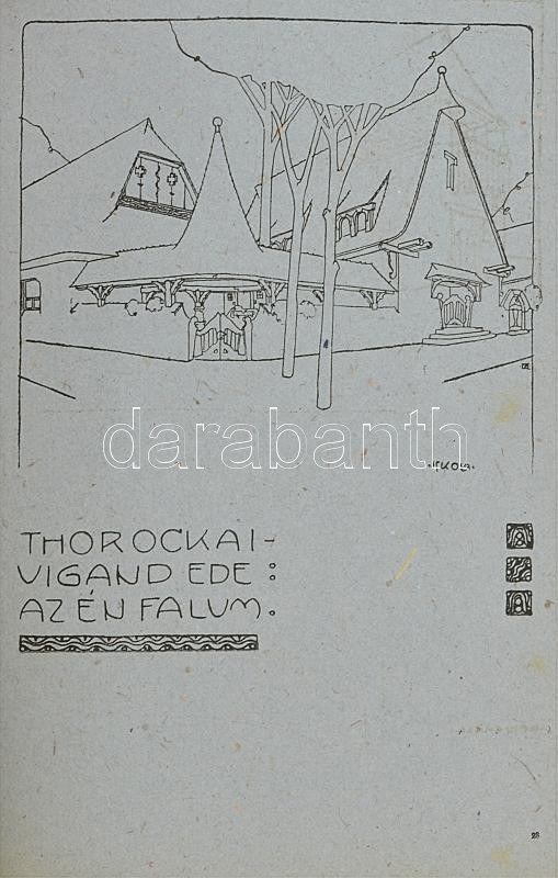 1907 Művészet. Szerk.: Lyka Károly. VI. évf., 5. sz. Bp., 1907, Singer és Wolfner. Gazdag fekete-fehér képanyaggal, egy színes képtáblával (Márk Lajos Nyári délután c. olajfestményének reprodukciója). Thoroczkai-Wigand Ede: Az én - Image 2