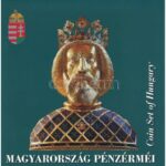 2017. 5Ft-200Ft (6xklf) forgalmi szett + I. László által kibocsátott denár egyoldalas Ag lemezverete (0,96g/0.999/20mm) T:PP