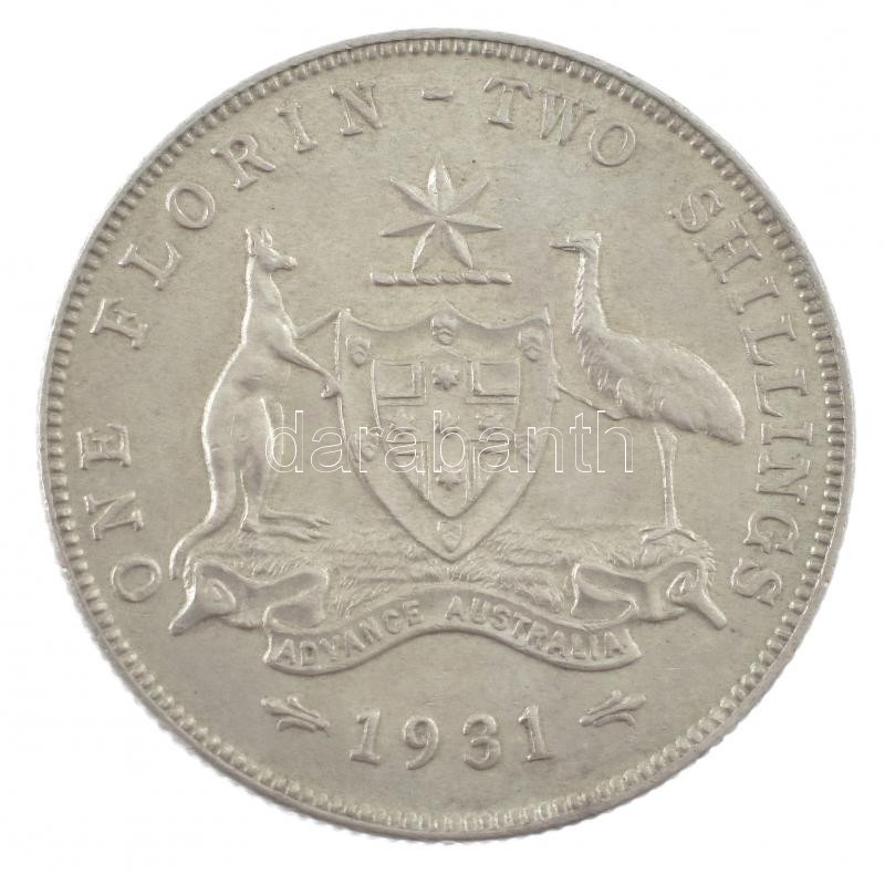 Ausztrália 1931. 1Fl Ag 'V. György' (11,33g) T:1- Australia 1931. 1 Florin Ag 'George V' (11,33g) C:AU Krause KM#27