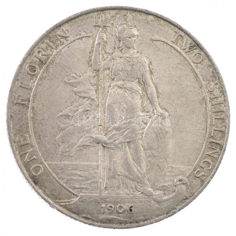 Nagy-Britannia 1906. 1Fl Ag 'VIII. Eduárd' (11,28g) T:2 Great Britain 1906. 1 Florin Ag 'Edward VIII' (11,28g) C:XF Krause KM#801