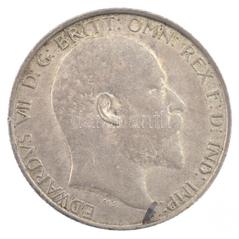 Nagy-Britannia 1906. 1Fl Ag 'VIII. Eduárd' (11,28g) T:2 Great Britain 1906. 1 Florin Ag 'Edward VIII' (11,28g) C:XF Krause KM#801 - Image 2