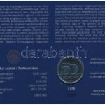2015. 50Ft Cu-Ni 'Nemzeti és Történelmi Emlékhelyek' első napi veret számozott emléklapon, '02875' sorszámmal T:1