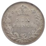Nagy-Britannia 1896. 6p Ag 'Viktória' T:1 halvány patina Great Britain 1896. 6 Pence Ag 'Victoria' C:UNC faint patina Krause KM#779