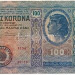 1912. 100K fekete 'ROMANIA TIMBRU SPECIAL' felülbélyegzéssel T:III