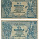 1919. 5K 'MÁS TÖRVÉNYES...' (2x) T:III-,IV ragasztott Adamo K8.1