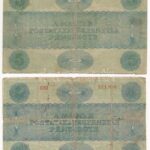 1919. 5K 'MÁS TÖRVÉNYES...' (2x) T:III-,IV ragasztott Adamo K8.1 - Image 2