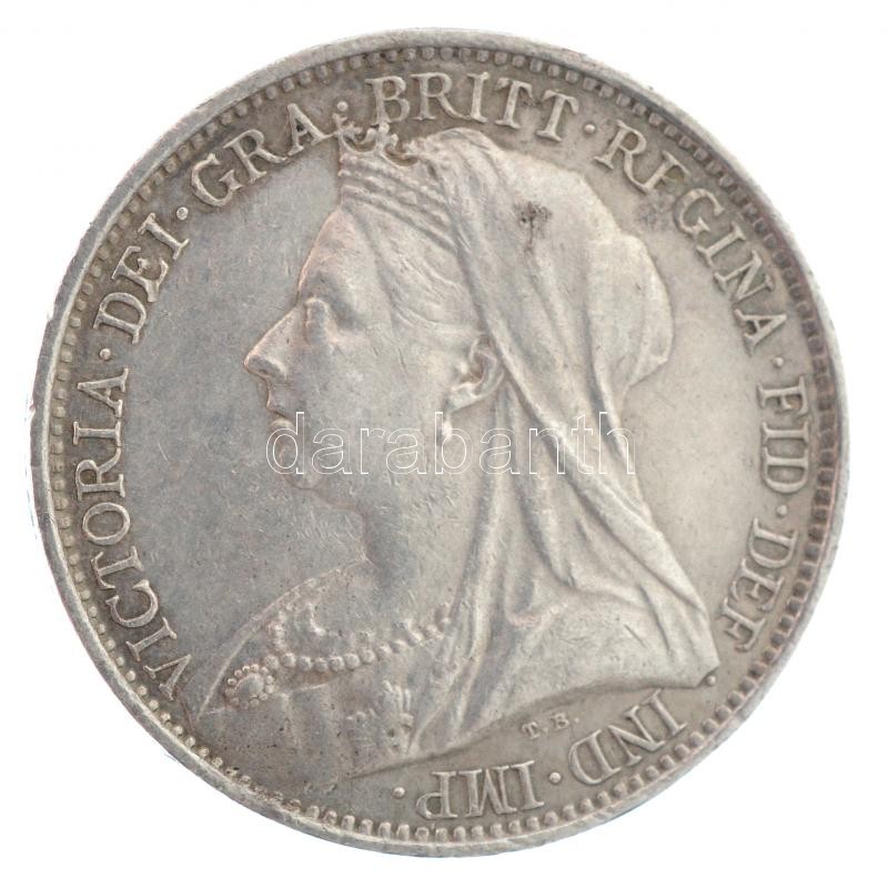 Nagy-Britannia 1895. 4p Ag 'Viktória' (1,87g) T:1-,2 Great Britain 1895. 4 Pence Ag 'Victoria' (1,87g) C:AU,XF Krause KM#778 - Image 2