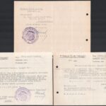 1948 Kalocsai érseki hivatal 5 db okmány József érsek aláírásaival