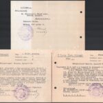 1948 Kalocsai érseki hivatal 5 db okmány József érsek aláírásaival - Image 2