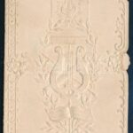 1892 Táncrend litho címlappal, szakadt. Üres 13 cm