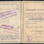 1939 Anna főhercegnő, majd Majláth Mihályné DKW luxus gépjármű forgalmi engedélye, hozzá tulajdonosváltozást igazoló okirattal