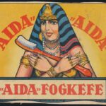 cca 1930 Aida fogkefe kétoldalas reklám nyomtatvány. Nagyvárad, Pallas. 20x17 cm - Image 2