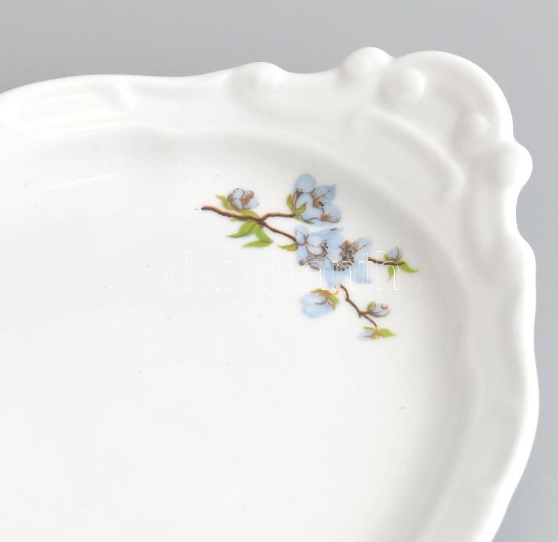 6 személyes Zsolnay szendvicses készlet, matricás porcelán, jelzett, hibátlan. - Image 3