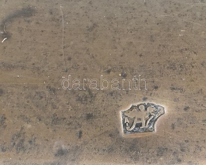 Ezüst (Ag) tálka, jelzett, nettó: 78 g, d: 11,5 cm - Image 3