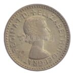 Nagy-Britannia 1954. 2p Ag 'II. Erzsébet' (0,92g) T:1 Great Britain 1954. 2 Pence Ag 'Elisabeth II' (0,92g) C:UNC Krause KM#899 - Image 2