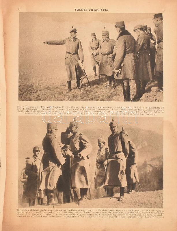 1916 Tolnai Világlapja karácsonyi szám, a világháború emlékére, sérült borító - Image 2