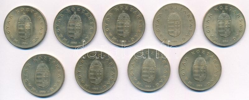 1993. 100Ft Cu-Ni-Zn (2x) + 1994. 100Ft Cu-Ni-Zn (3x) + 1995. 100Ft Cu-Ni-Zn (5x) T:1-,2 Adamo F12 - Image 2