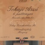 1959 6 puttonyos tokaji aszú bontatlan palack muzeális bor díszcsomagolásban, sorszámozott. 0,5l - Image 3