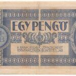 1938. 1P csillagos sorozatjellel '*H 718 063998' T:III szép papír Hungary 1938. 1 Pengő with star marked prefix '*H 718 063998' C:F nice paper Adamo P1 - Image 2