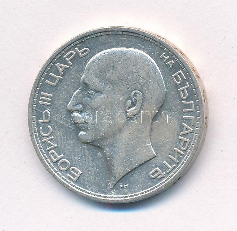 Bulgária 1934. 50L Ag 'III. Borisz' T:2 kis patina Bulgaria 1934. 50 Leva Ag 'Boris III' C:XF small patina Krause KM#44